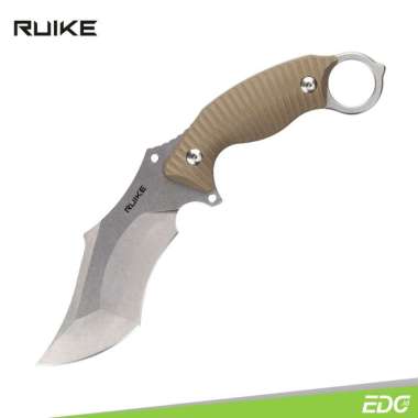 Fixed Blade Ruike F181-W 14C28N Steel G10 Tan Bushcraft Tools