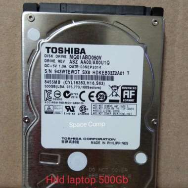 Hardisk laptop 500gb Toshiba berkualitas Multivariasi Multicolor