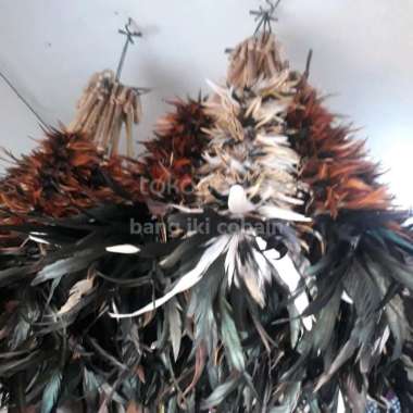 Kemoceng Bulu Ayam Jago Lokal Kemoceng Pembersih Debu