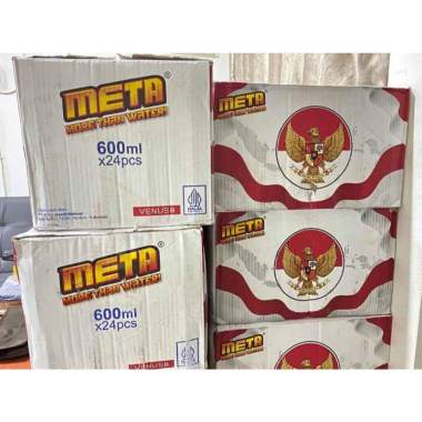 Meta Air Mineral 600 ml (1 Dus Isi 24 Pcs)