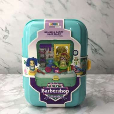 mainan anak make up set koper barbershop Multicolor