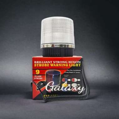 Lampu Rotary 9 Blitz / Flash Putih