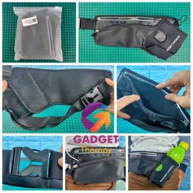 SLINGBAG SPIBELT WATERPROOF TAS PINGGANG HP SEPEDA LIPAT LARI RUNNING