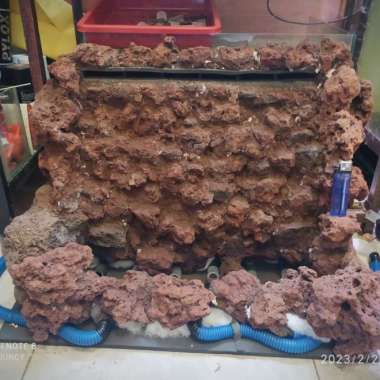 Hardscape waterfall/air terjun Niagara Aquascape Multicolor