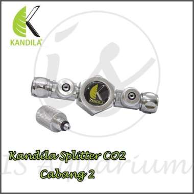 Kandila Splitter CO2 Cabang 2 Aquascape Regulator CO2 Spliter 2 ways Multicolor