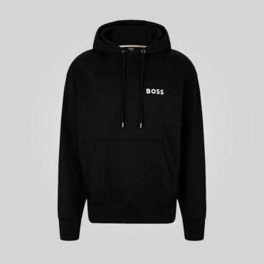 Hugo Boss Sullivan Logo Rubber Print Sweatshirt Hoodie L
