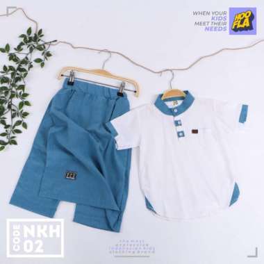 Baju Koko Anak Setelan Sarung Celana Hoofla Koko NKH Multicolor
