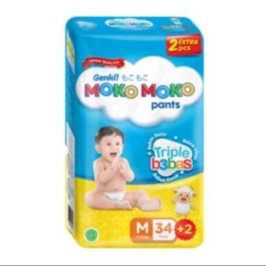 genki Moko Moko Pants ukuran M/L/XL L30+2