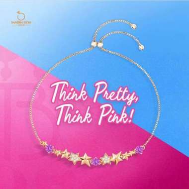 Gelang Sandra Dewi Gold Special Anniversary 4 Pink Core Collections BC230043