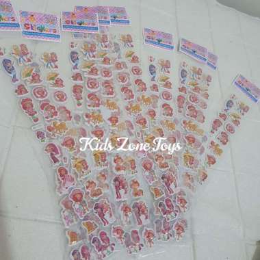 Mainan Anak Stiker Tempel Timbul Karakter
