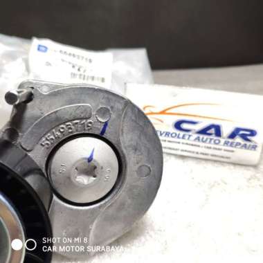 Promo TENSIONER FAN BELT DRIVE BELT CHEVROLET SPIN 1.3 DIESEL ORI GM Murah