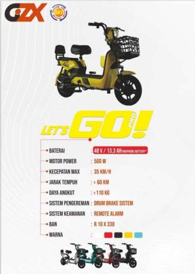 sepeda listrik bf goodrich lets go pro resmi sepeda listrik lests go - Multicolor