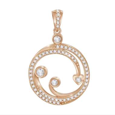 Liontin - Waves Of Love Valentine Series Sandra Dewi Gold 75,5% SNI