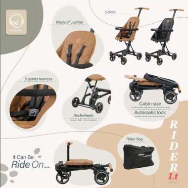 Babyelle Stroller Rider LT / Kereta Dorong Bayi Hitam