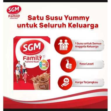 Promo Harga SGM Family Yummi Nutri Creamy Chocolate 330 gr - Blibli