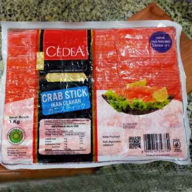 CEDEA CRAB STICK 1 KG - FROZEN FOOD KEPITING OLAHAN SHABU - SHABU