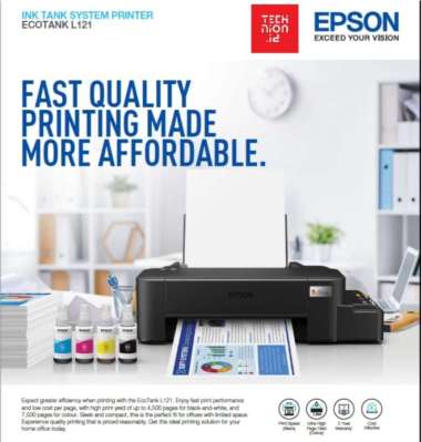 Printer Epson L121 Baru L120 Multicolor