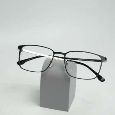 Kacamata Pria/Wanita Minus Cyl zonakacamata Pilko FD6004 C2 Black Slvr