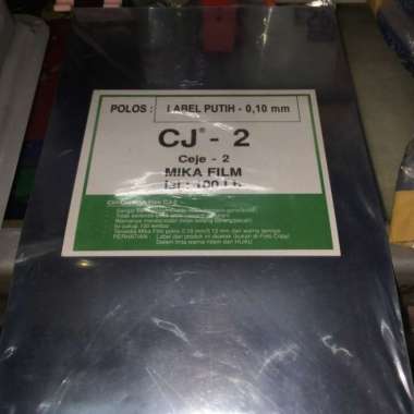 Cover Jilid Plastik Mika Bening 0,10 / Cover Jilid Platik Mika Cj 2 Multicolor
