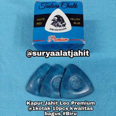 Kapur Jahit Leo Premium (1Kotak 10Pcs) Kwalitas Bagus Multicolor