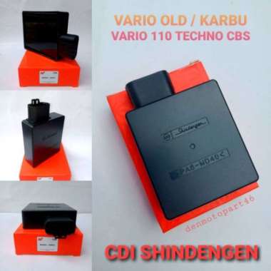 Cdi Ecu Unit Shindengen Motor- Vario Old Lama Karbu 110 Techno Chs Multicolor
