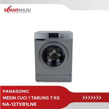 Mesin Cuci 1 Tabung Panasonic 7 Kg Front Loading NA-127XB1LNE NA127XB1LNE NA 127XB1LNE