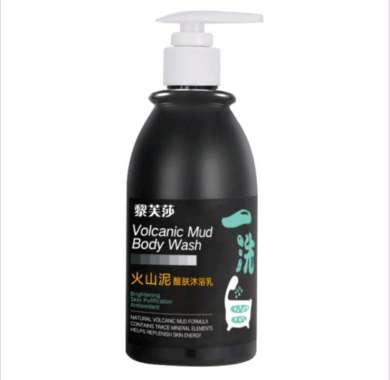 Pemutih Body Wash 250ml / Sabun Lumpur Vulkanik Mud Body wash/Whitening Pembersih Tubuh YZKMSKIN SBU