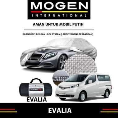 Cover Mobil / Sarung Mobil EVALIA Merk FUSION R / Cover Mobil Putih Fusion R