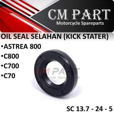 Oil Oli Seal Sil Kick Starter Selahan Engkol Astrea 800 C800 C80 C700 C70 / SC 13.7x24x5 / 13.7-24-5