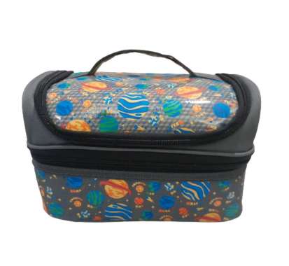 My Style TM 2371 Planets Double Decker Lunchbag (Grey) Tas Bekal