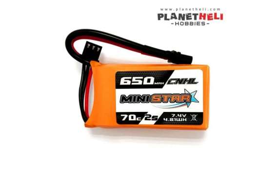 CNHL ministar 650mah 7.4v 2s 70c lipo battery with xt30 plug