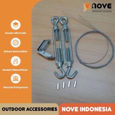 Nove Outdoor Accessories - Perlengkapan Pasang Tirai Outdoor