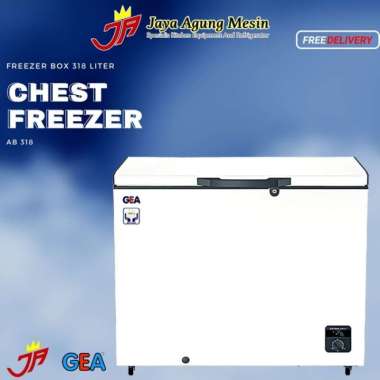 Chest Freezer Gea Ab-318R / Freezer Box Gea 300 Liter Ab 318R / Ab 318 Multicolor