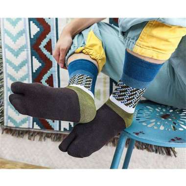 Kaos kaki pria jari jempol /kaus kaki pria katun/kaos kaki jari jempol Pria Tabi Ninja Geta no.2