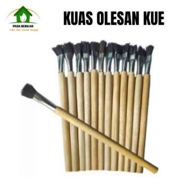 Kuas Kue Nastar Koas Kue Kuas kayu Kuas Kue Kering Olesan Kue