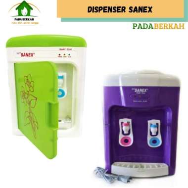 Dispenser Air Galon Merk Sanex Hot & Normal D 102 / D 188 (Pintu) Biru D 188 + tutup