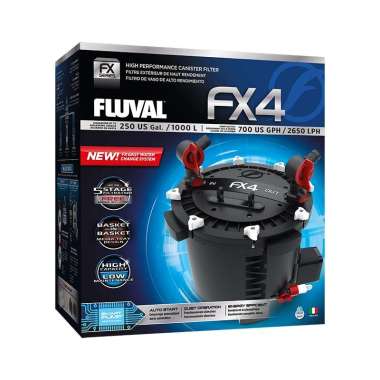 Fluval External Filter FX4 Aquarium Ikan Hias Arwana Cichlid Koki