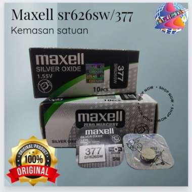 Original Maxell SR626SW 377 Baterai Jam tangan Batrai SR626 377 LR626