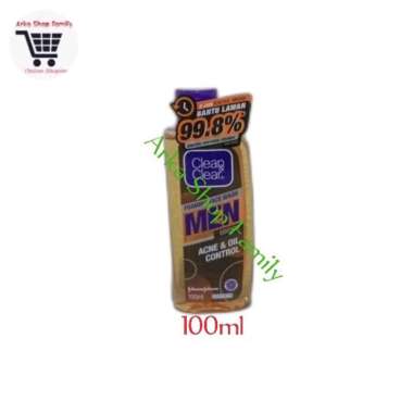 CLEAN & n CLEAR Men Foaming Face Wash Acne Oil Control 100ml Sabun Wajah Cuci Muka