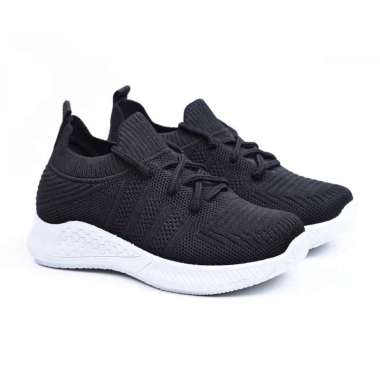 Feata - Sepatu Sekolah Anak Ukuran 27-36 Soal Putih / Sepatu Sneakers Sekolah 33 Hitam Hitam Gak tal