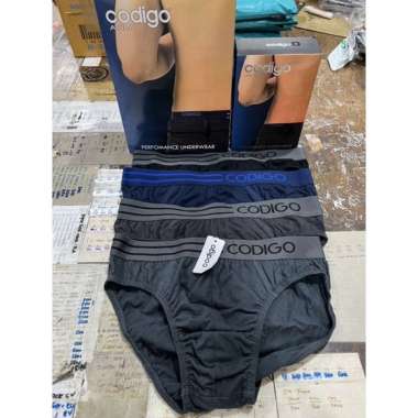 (3pcs) celana dalam pria codigo Avila 0213 original TERMURAH XL Random