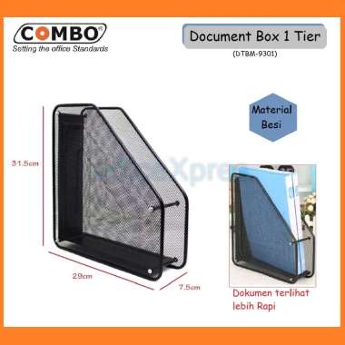 Rak Box File Kantor 1 Tier / Rak Dokumen layer / Document Rack / File Tray Organizer Meja / Rak Peny