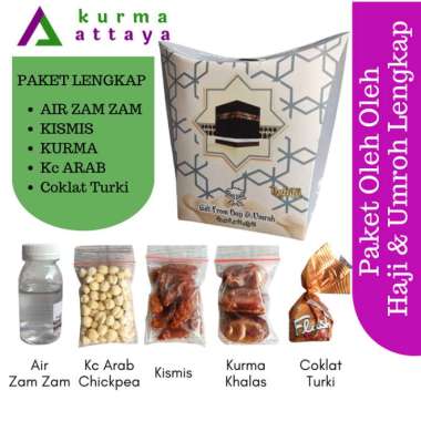 paket oleh oleh umroh dan haji lengkap komplit - Tanpa Air Zam2 Zam Zam Besar