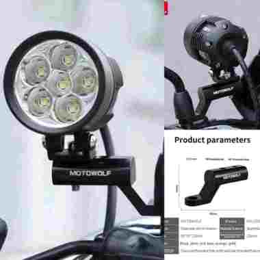 breket lampu tembak motowolf untuk motor pcx adv nmax xmax beat universal rizoma