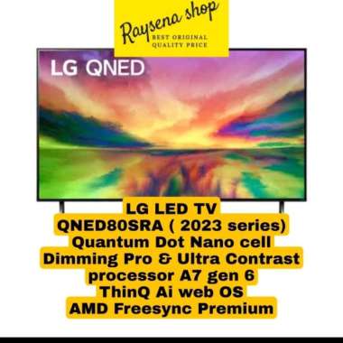LG 65QNED80 / 65QNED80SRA 4K SMART TV QUANTUM NANO CELL TV 65 inch