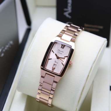 Jam Tangan Wanita Alexandre Christie AC2455 AC 2455 Rosegold Original Bergaransi Resmi 1 Tahun