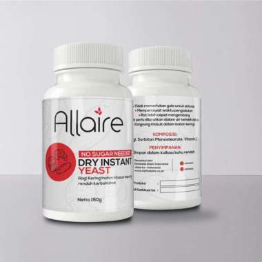 Allaire Dry Instant Yeast / ragi Instant kering tanpa gula
