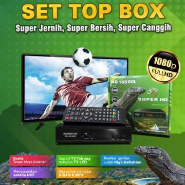 SET TOP BOX TV DIGITAL LGSAT SUPER HD / STB DVB T2 / STB DIGITAL 20PCS Multicolor