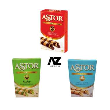 Promo Harga Astor Wafer Roll Chocolate 40 gr - Blibli