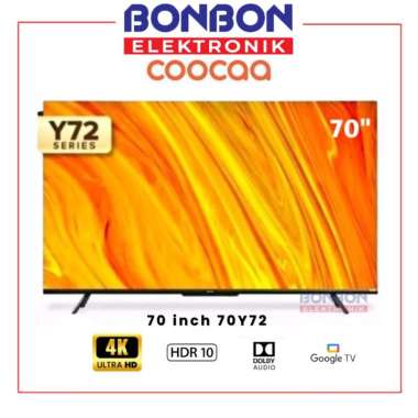 Coocaa TV 70 Inch Android Digital TV 4K UHD 70Y72 SMART TV